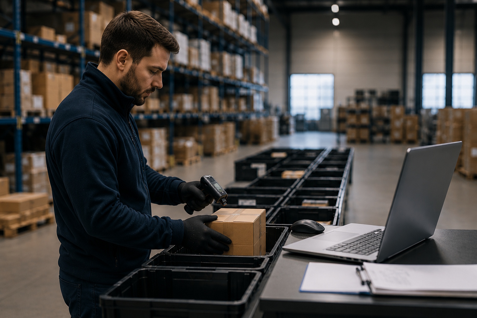 Kontrollierte und präzise Kommissionierung bei 24 VIP Logistics Network GmbH