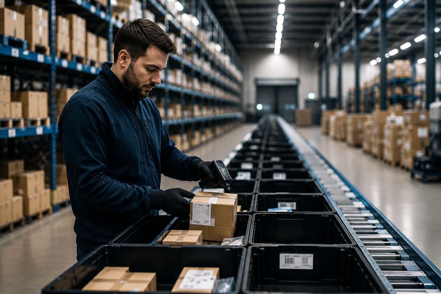 Professionelle Kommissionierung bei der 24 VIP Logistics Network GmbH