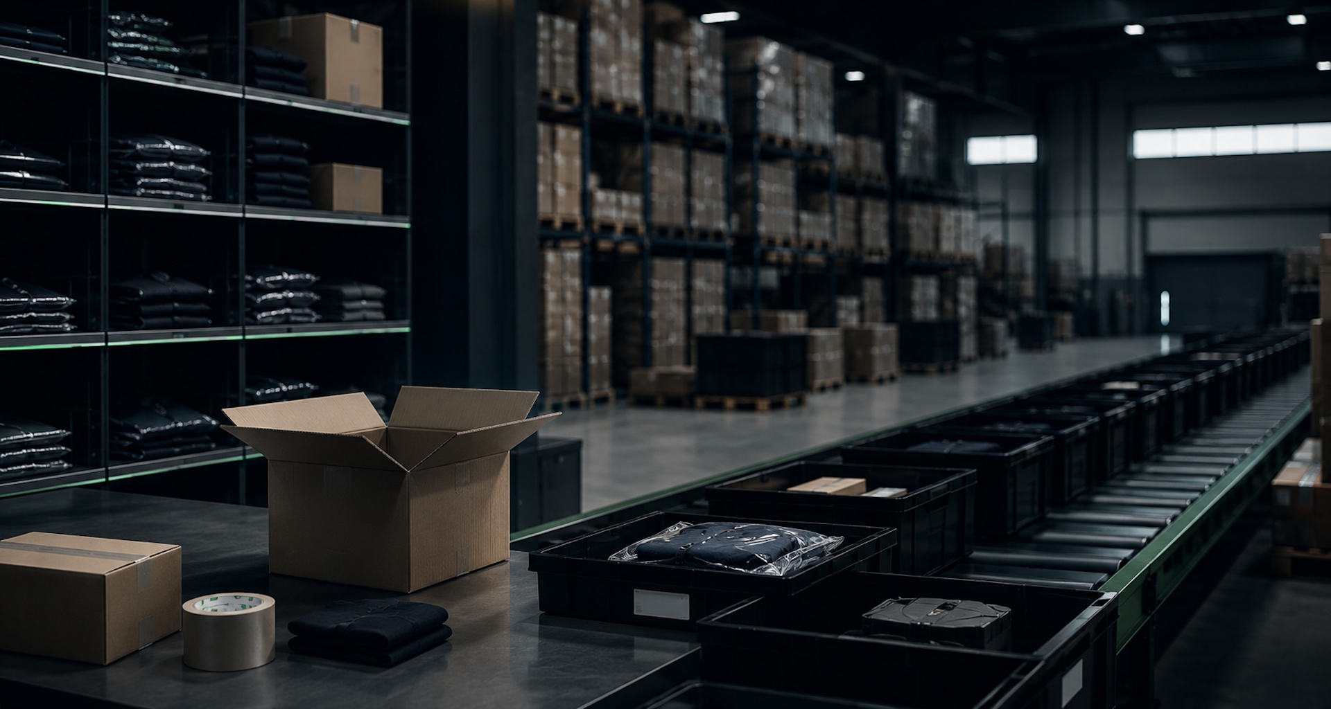 Professionelle Konfektionierung bei der 24 VIP Logistics Network GmbH