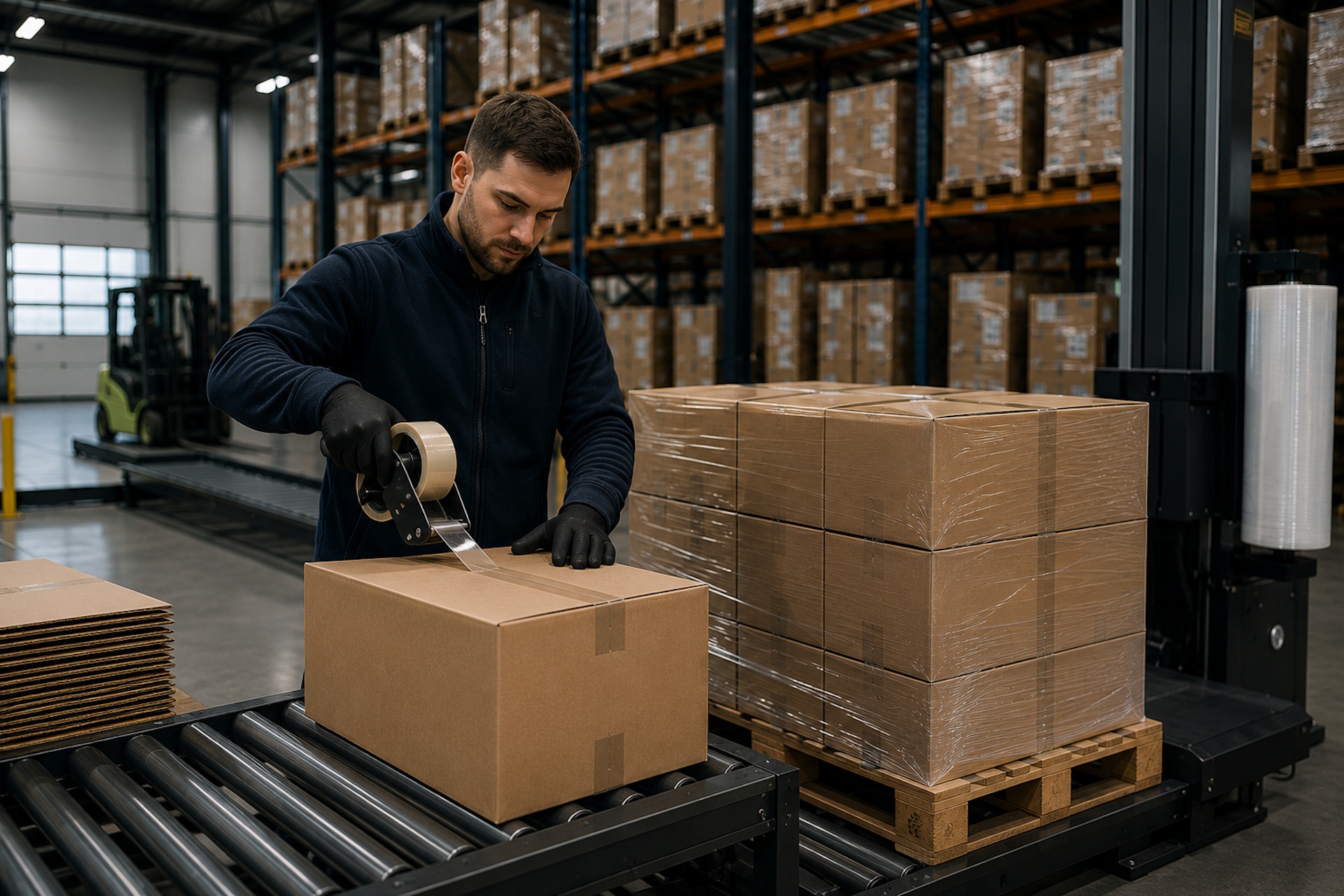 Professionelle Etikettierung bei der 24 VIP Logistics Network GmbH